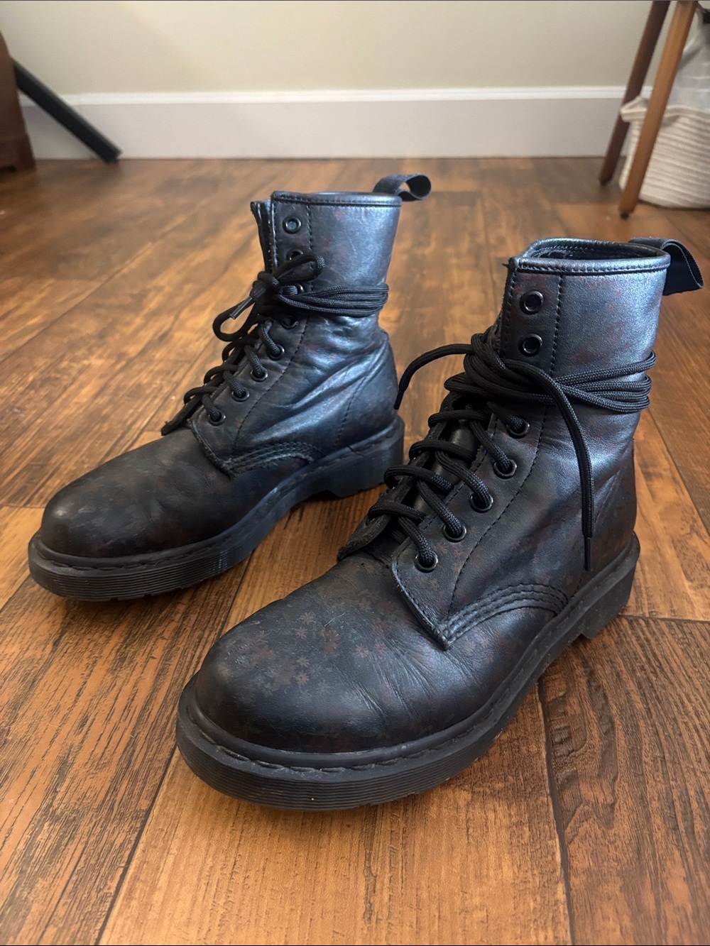 Dr. Martens Black Lace-Up Ankle Boots